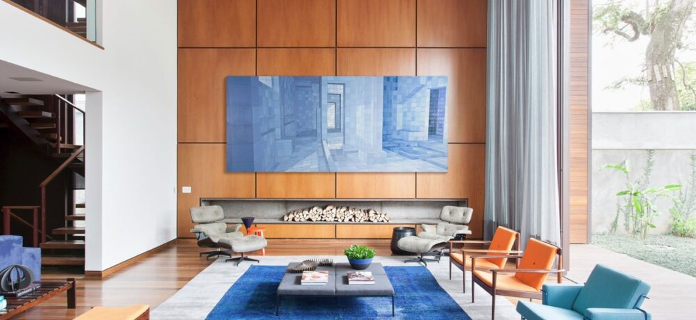Blue-rug